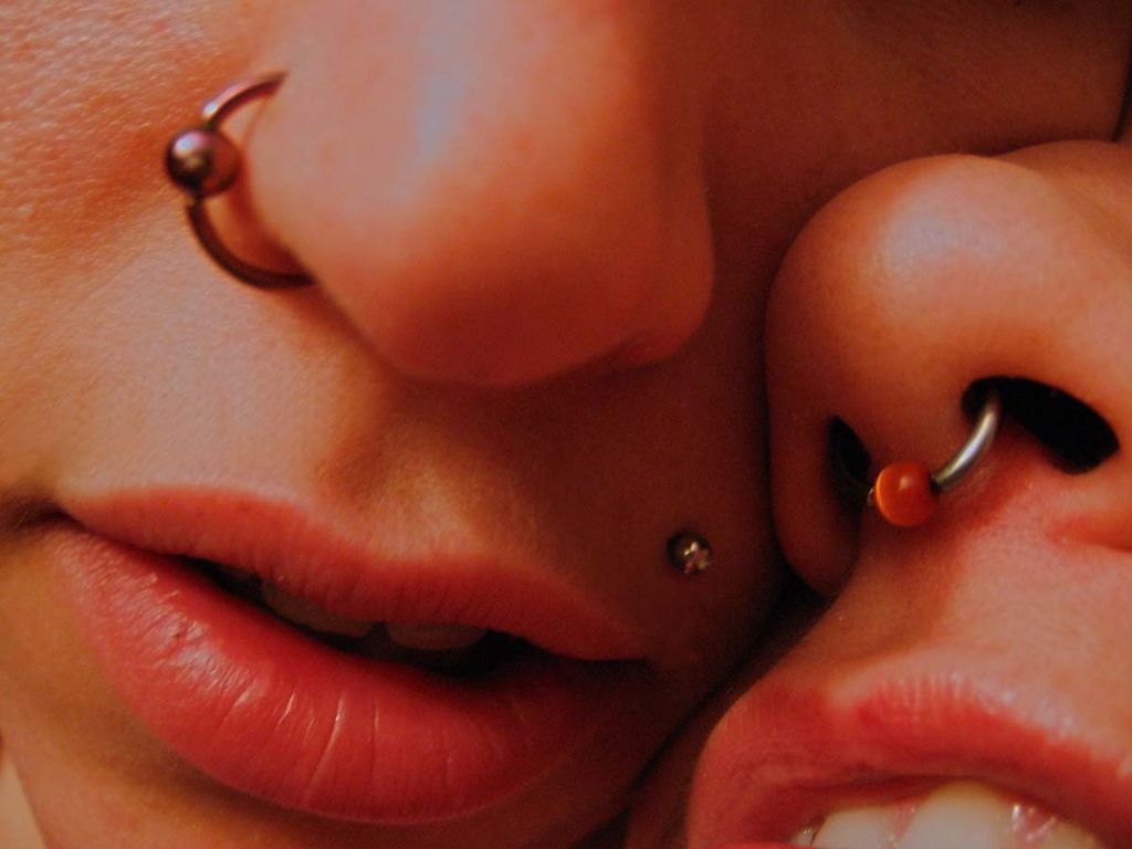 Nose piercings