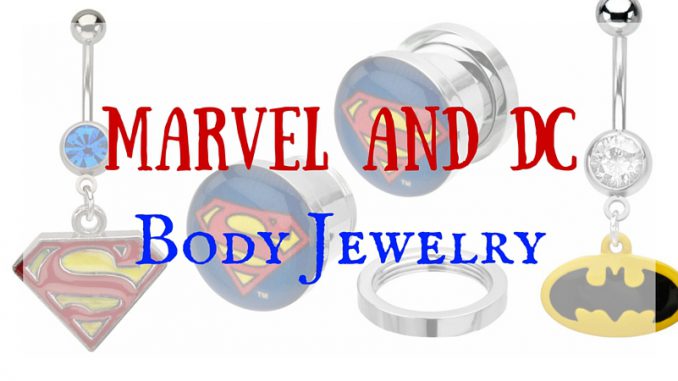 DC and Marvel Body Jewelry