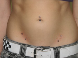Hip Surface Piercing