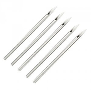 5 Sterilized Body Piercing Needles 16G