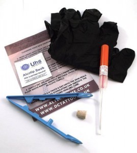 DCTattoo 14g Cannula Needle Double Nipple Piercing Kit