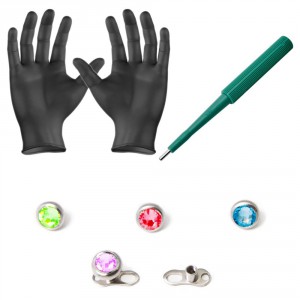 8 Piece Dermal Piercing Kit