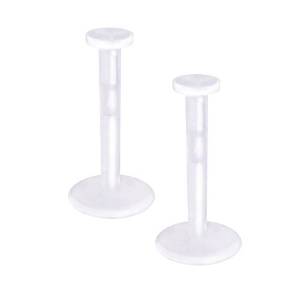 Pack of 2 16G Clear BioFlex Lip Piercing Retainers